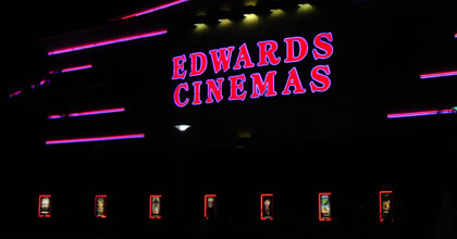 Edwards Theater on Sunset Gardens Apartments